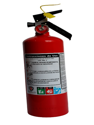 Extintor “ABC” polvo químico seco. 5 Lbs